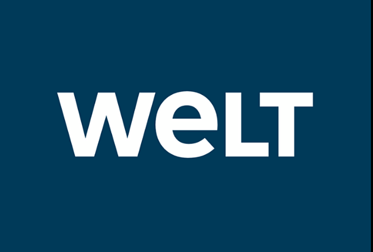 The letters W, E, L and T on blue background
