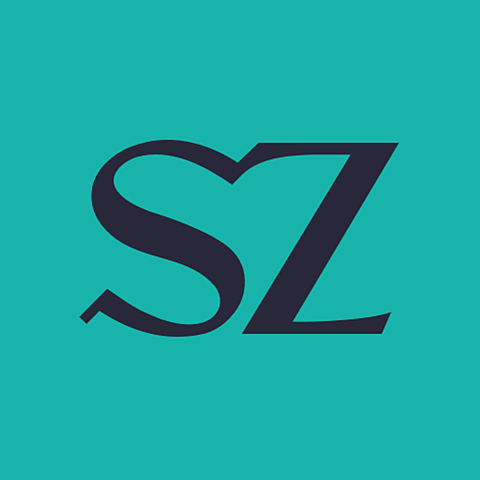 The logo consisting of the stylized letters “SZ” in dark blue on a turquoise background.