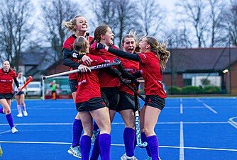Oakham School, U16 girls hockey team who were Tier 1 Cup runners up in 2024