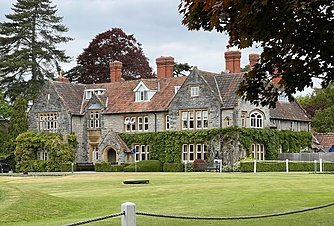 An old Manor, nice green infront of it