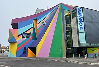 Colourful art and design centre at a creative British boarding school