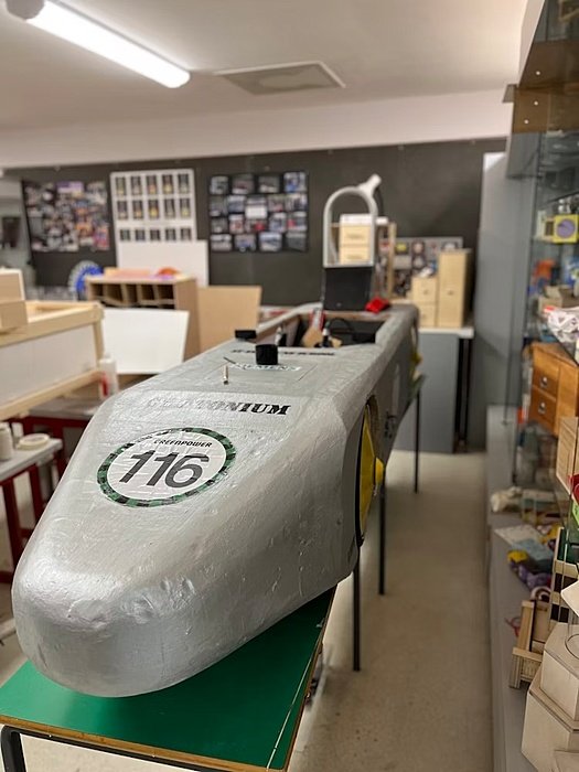 a go-cart is built in the design department