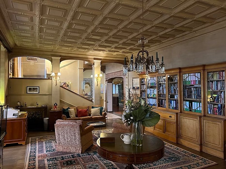 the main house of Hurtwood House from the inside