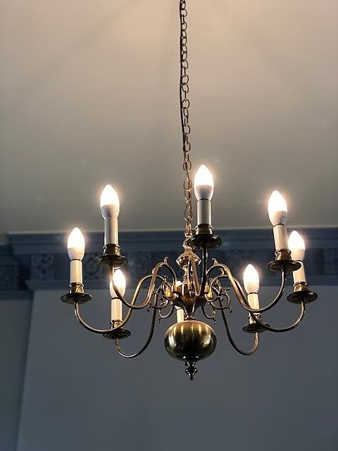 a chandelier