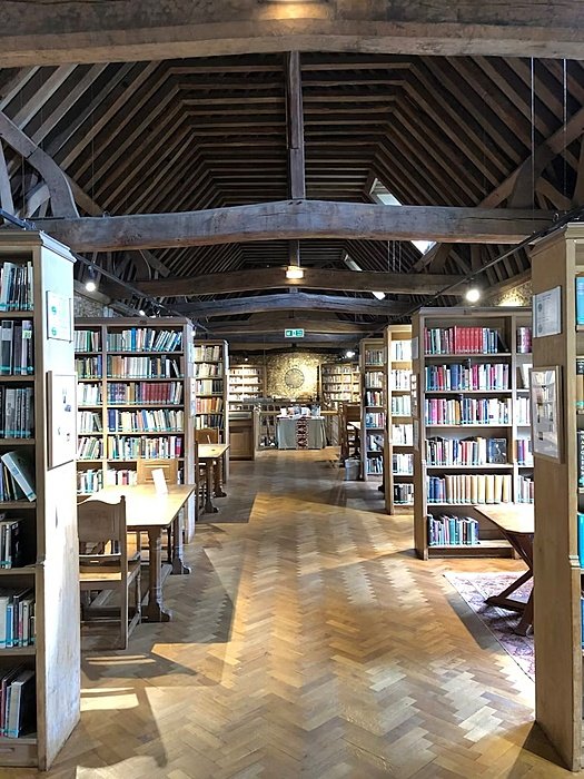 Wooden old library