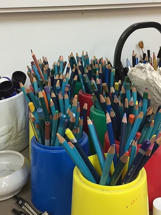 colored pencils