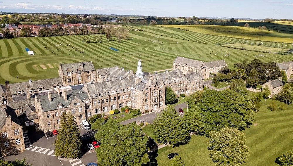 Barnard Castle School from the air