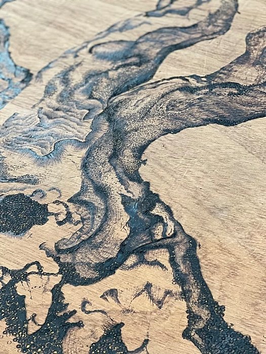 Detail of an artistic piece