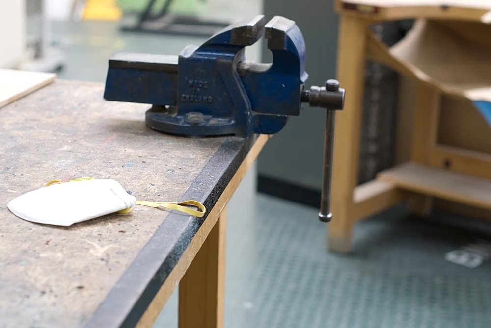 Workbench in the DT department at Malvern College