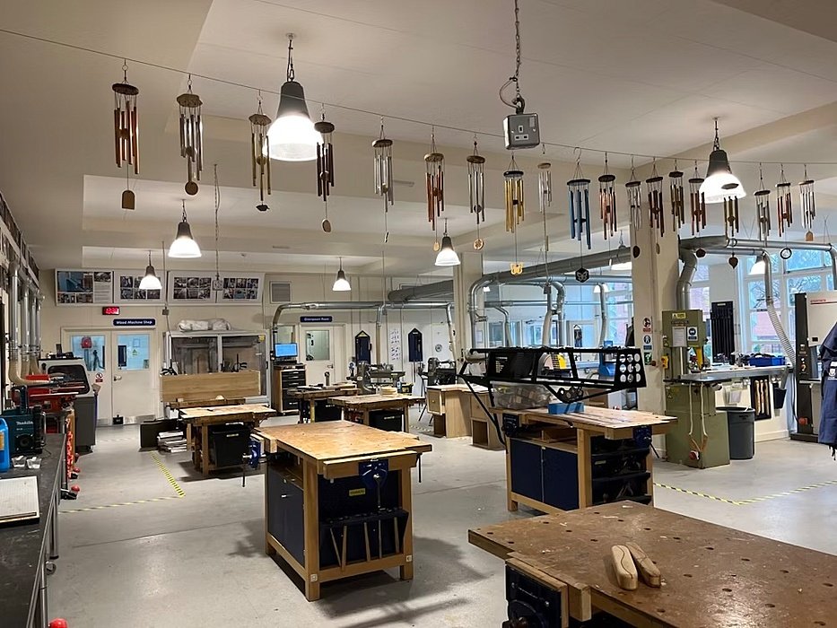 Bryanston's Design and Technology workshop
