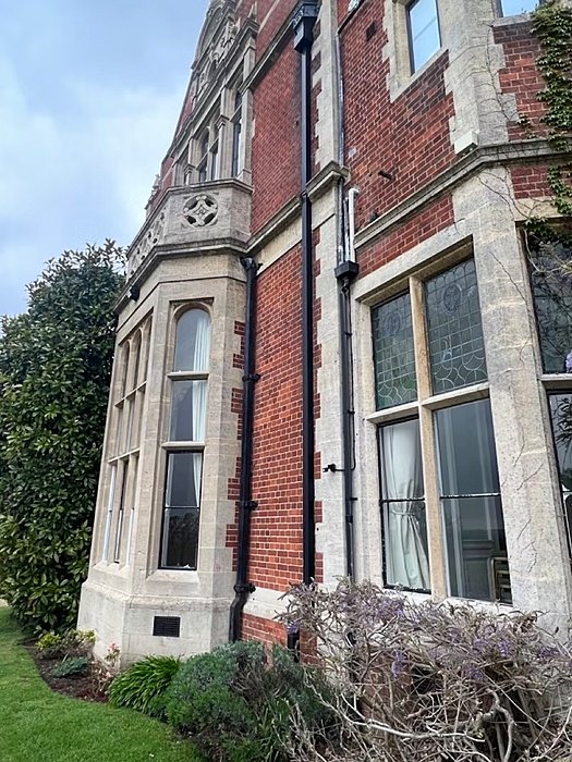 Back of the edwardian main house at Frensham's School