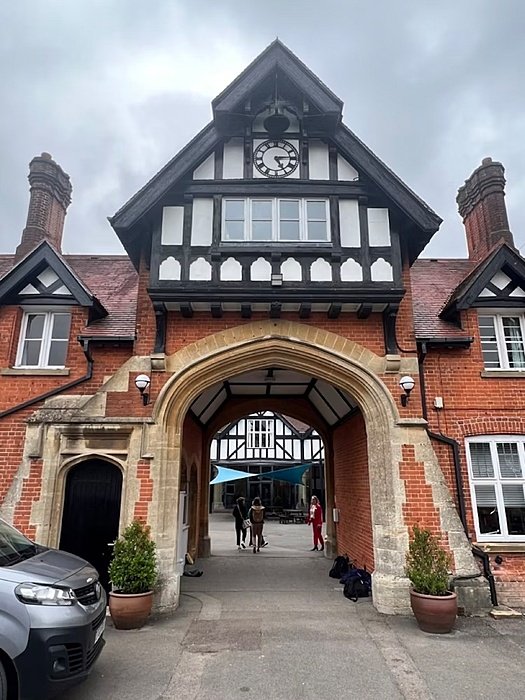 Entrance to a beautiful old house