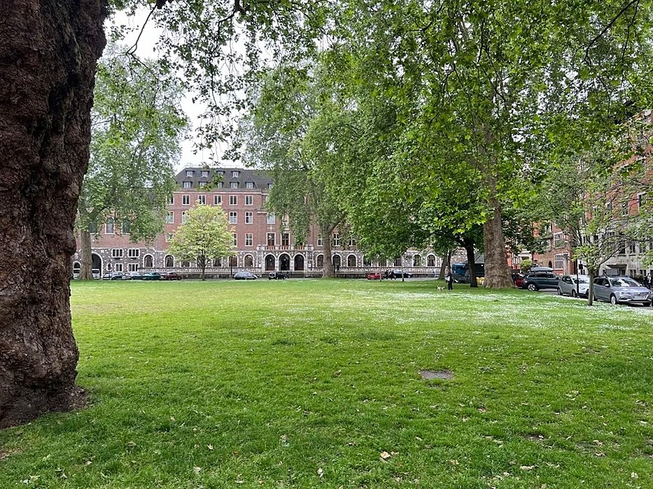 Dean's Yard right by Westminster School