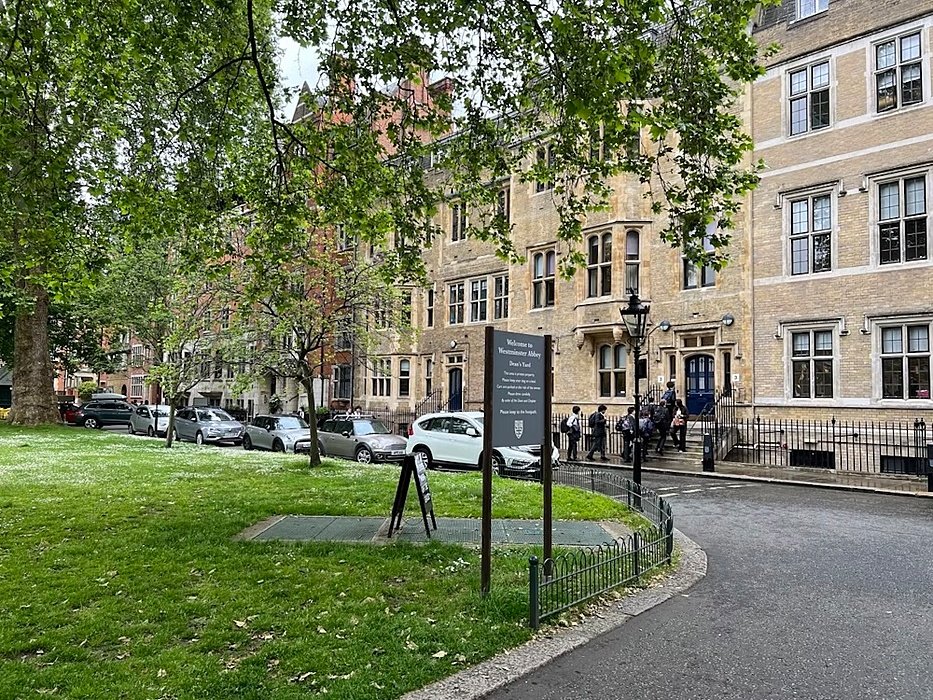 Dean's Yard, some of which is used by the school