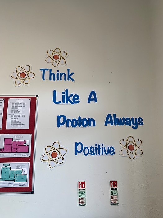 Chemistry statement: Think like a Proton always positive