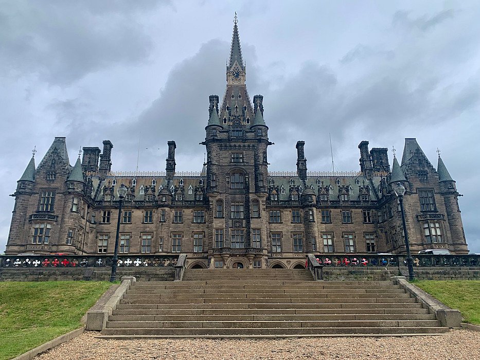 Historic Fettes main building.