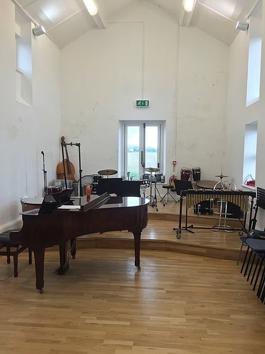 Instruments in a room