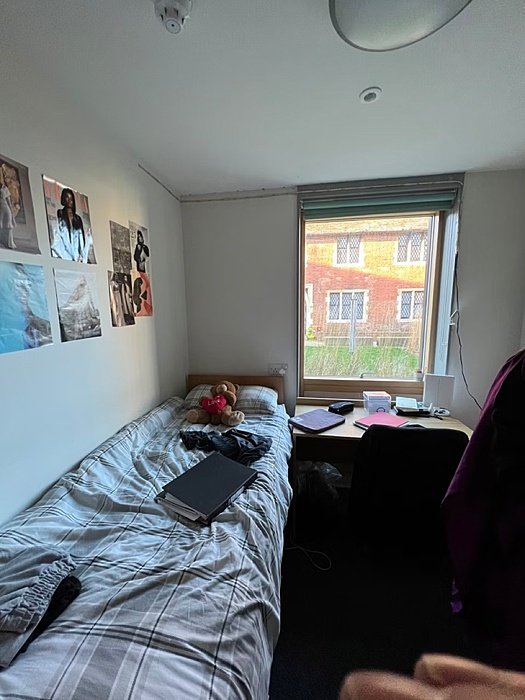 A single room in a boarding house at King's School Canterbury