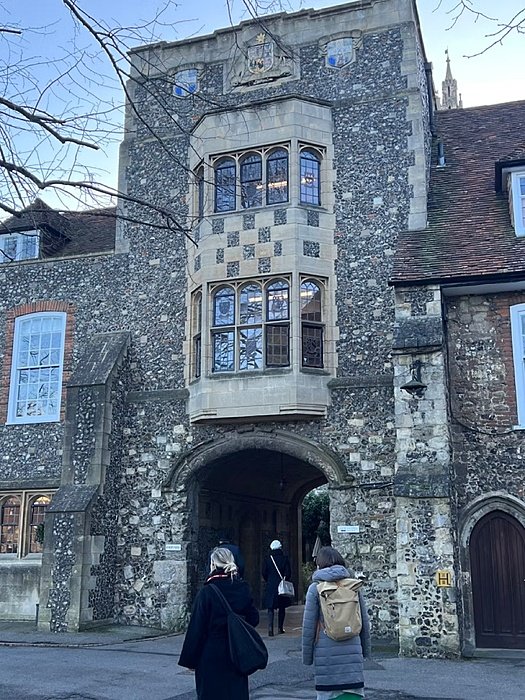 Main Gate at King's School Canterbury