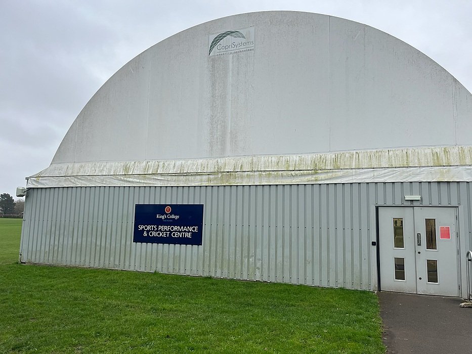 Modern indoor crickets hall