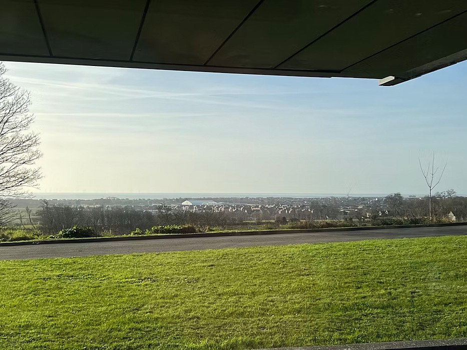 A vast view into the countryside from Lancing College
