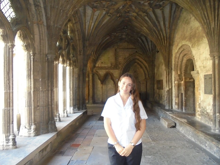Lilli Pontzen at Canterbury Cathedral