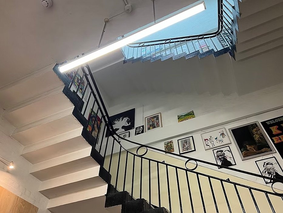 Stairs to classrooms