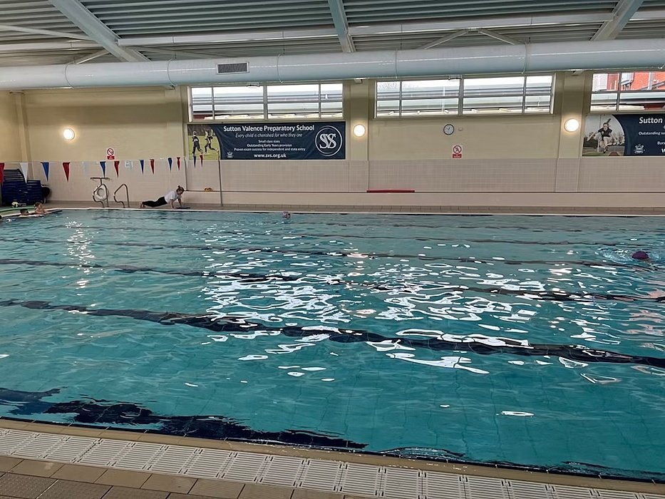 The school's 25m indoor swimming pool at Sutton Valence School