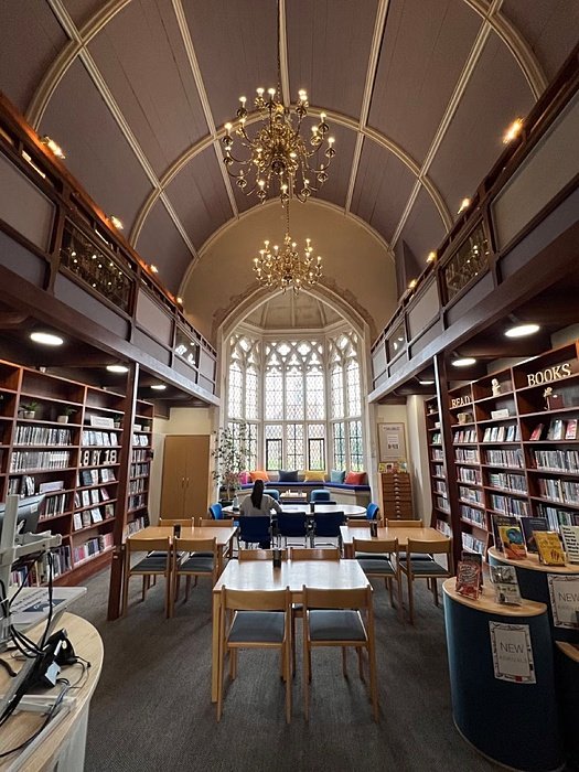 The library at Brighton College