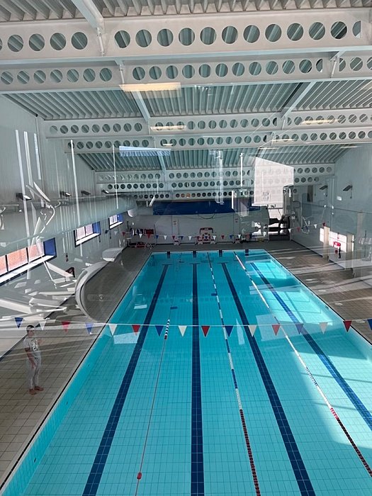 The big school's indoor pool