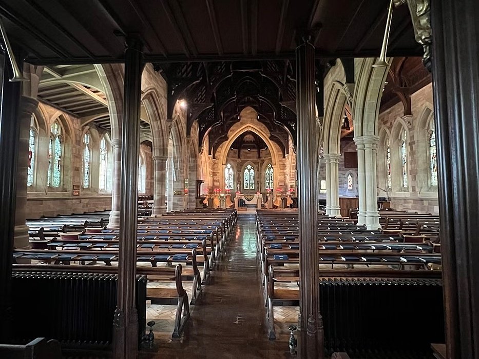 The stunning chapel at Repton School