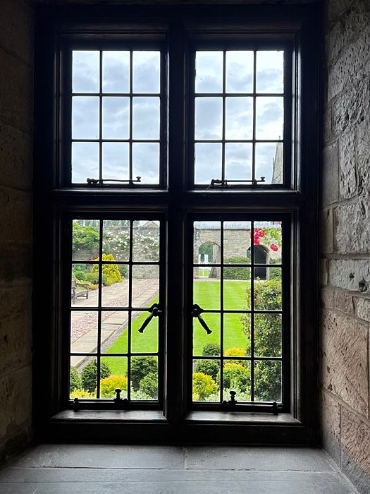 View from Repton's Priory onto the garden