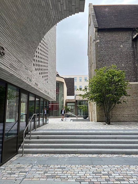View onto the brand new Performing Arts Center at Brighton College