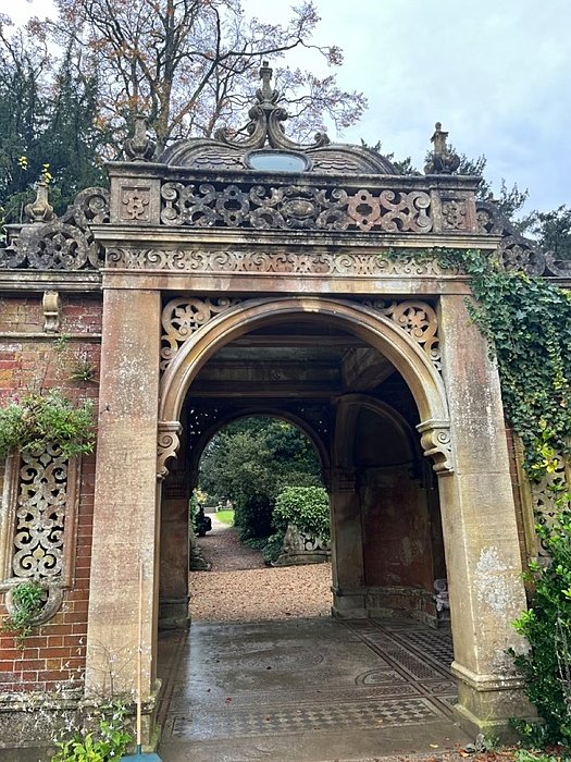 arched gateway towards the gardens