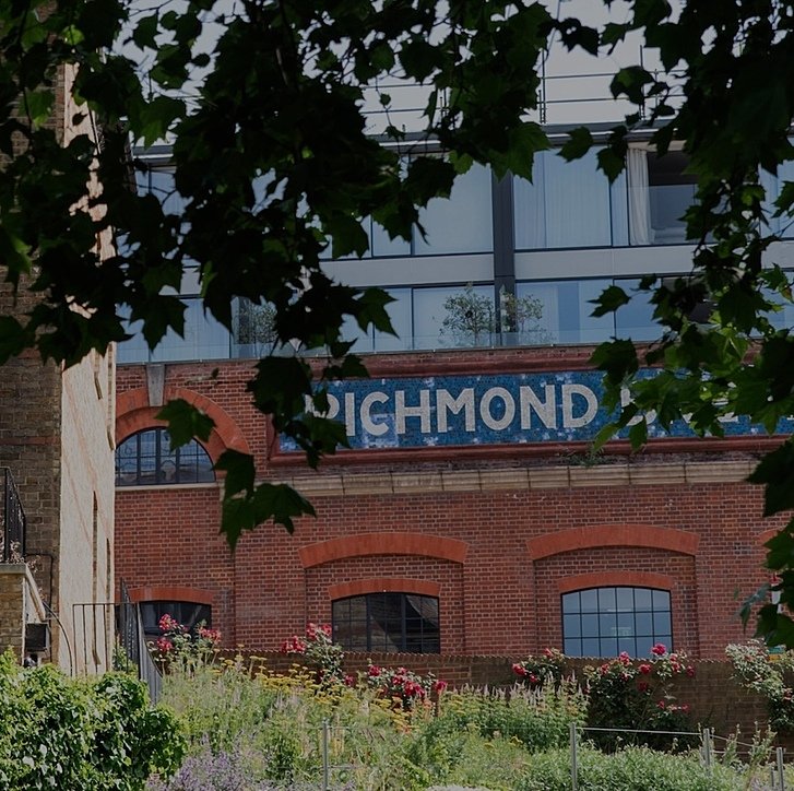 A redbrick building saying 'Richmond' on the front