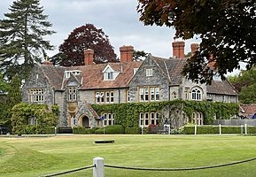 An old Manor, nice green infront of it