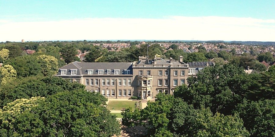 The Main Building of Bournemouth Collegiate School