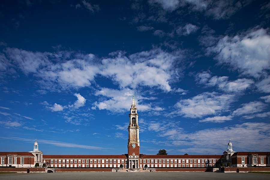 the stunning infinite looking facade of Royal Hospital School