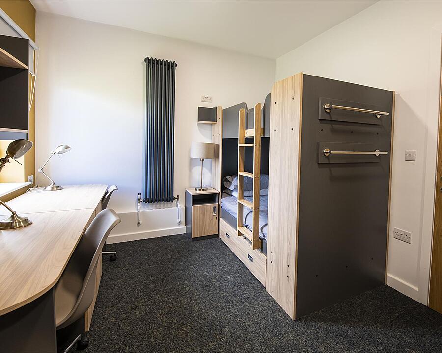 Comfortable, modern double room at Barnard Castle School