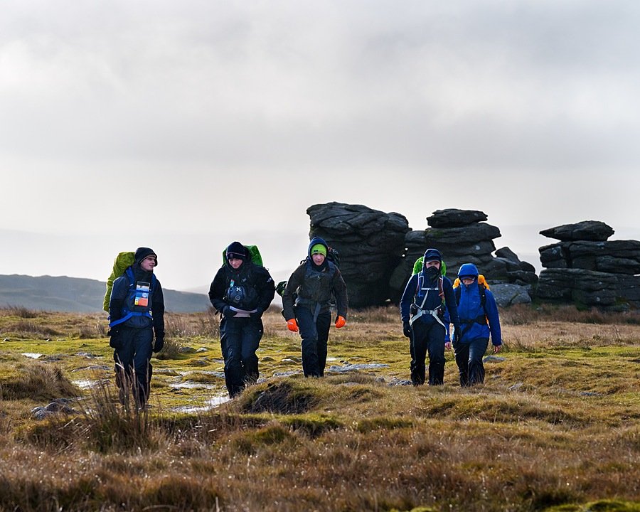 Blundell's tudents enjoying the outdoors on a hike