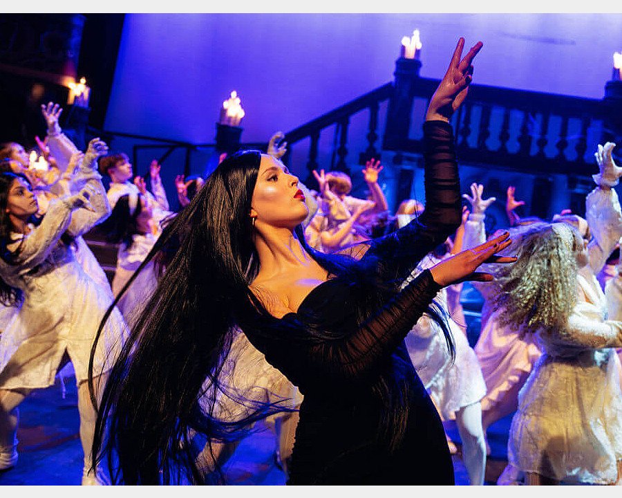 a musical stage performance of students at Charterhouse School