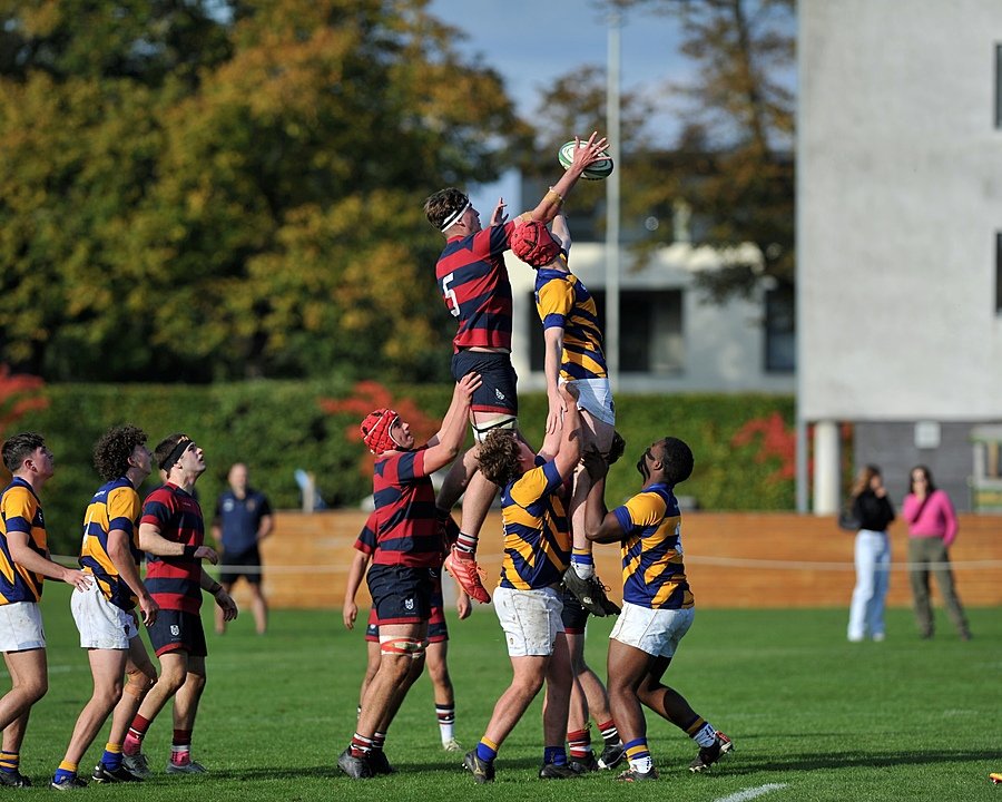 Students playing Rugby at Dean Close