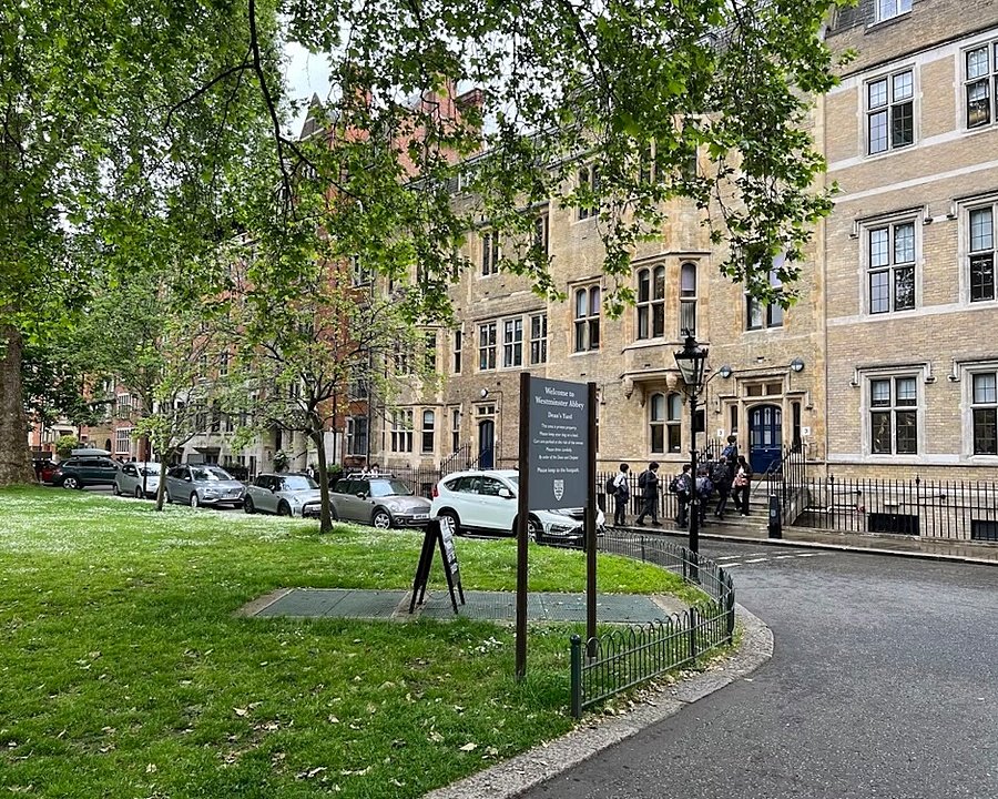 Dean's Yard, some of which is used by the school
