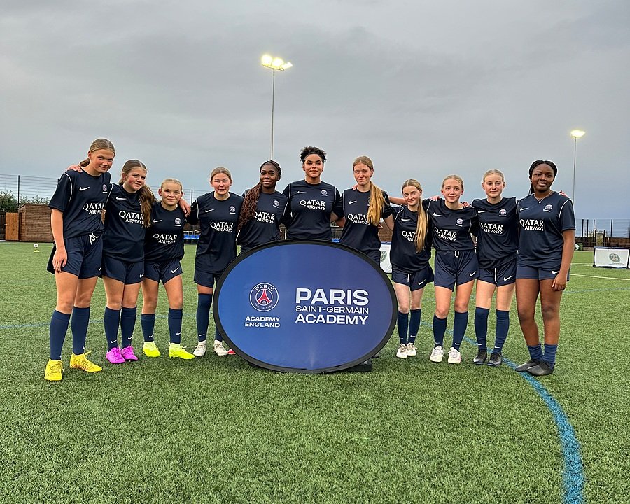 Girls Football Team in cooperation with Paris Saint Germain Academy