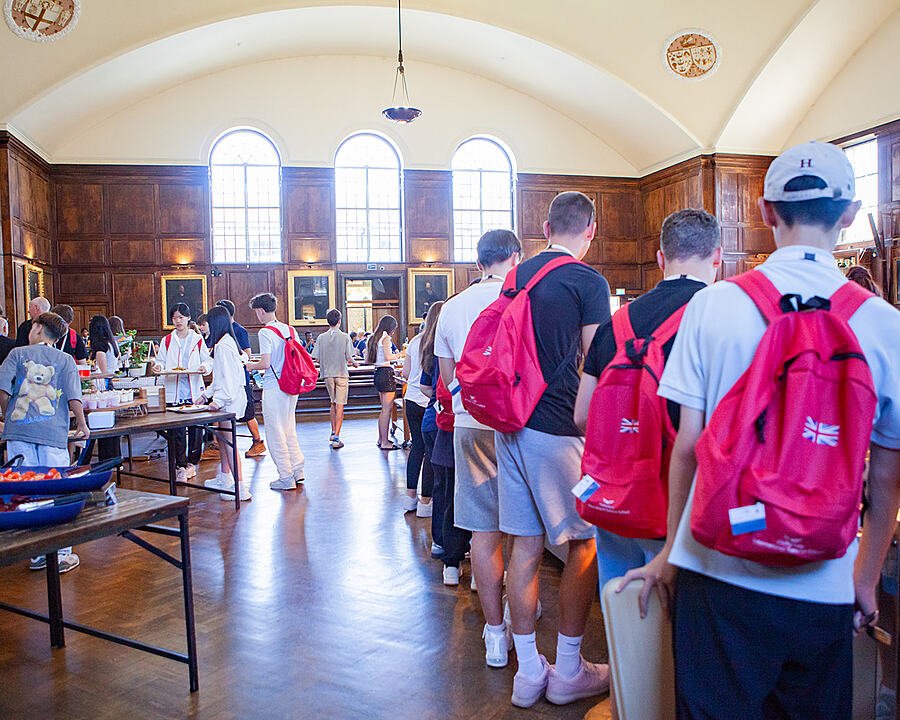 Students in the Dining Hall at Haileybury Summer School